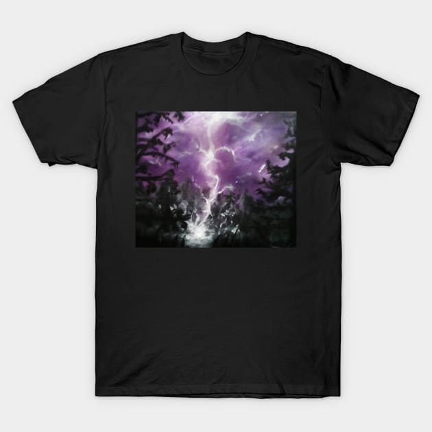 Lightning Strikes 2 T-Shirt by YaebaArts